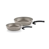 Fissler Ceratal Comfort Pfannen-Set / 2-teilig, Aluminium-Pfanne, Keramik-beschichtet (24+28 cm) Ceramic Bratpfanne antihaftend – Induktion [Exklusive bei Amazon]