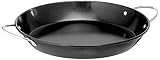Campingaz Paellapfanne, antihaftbeschichtet, für das Culinary Modular System Ø 35 cm, Höhe 8 cm, verchromte Griffe, Schwarz