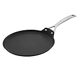 Le Creuset Aluminium-Antihaft Crêpespfanne, Ø 28 cm, Für alle Herdarten inkl. Induktion geeignet, Anthrazit/Silber, 51106280010002